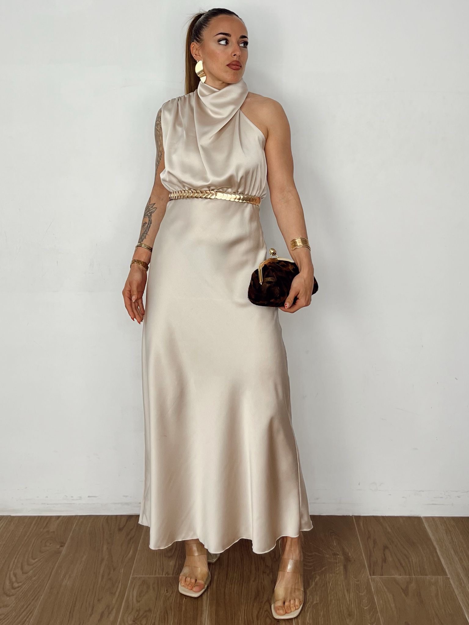 Vestido Olimpia Beige