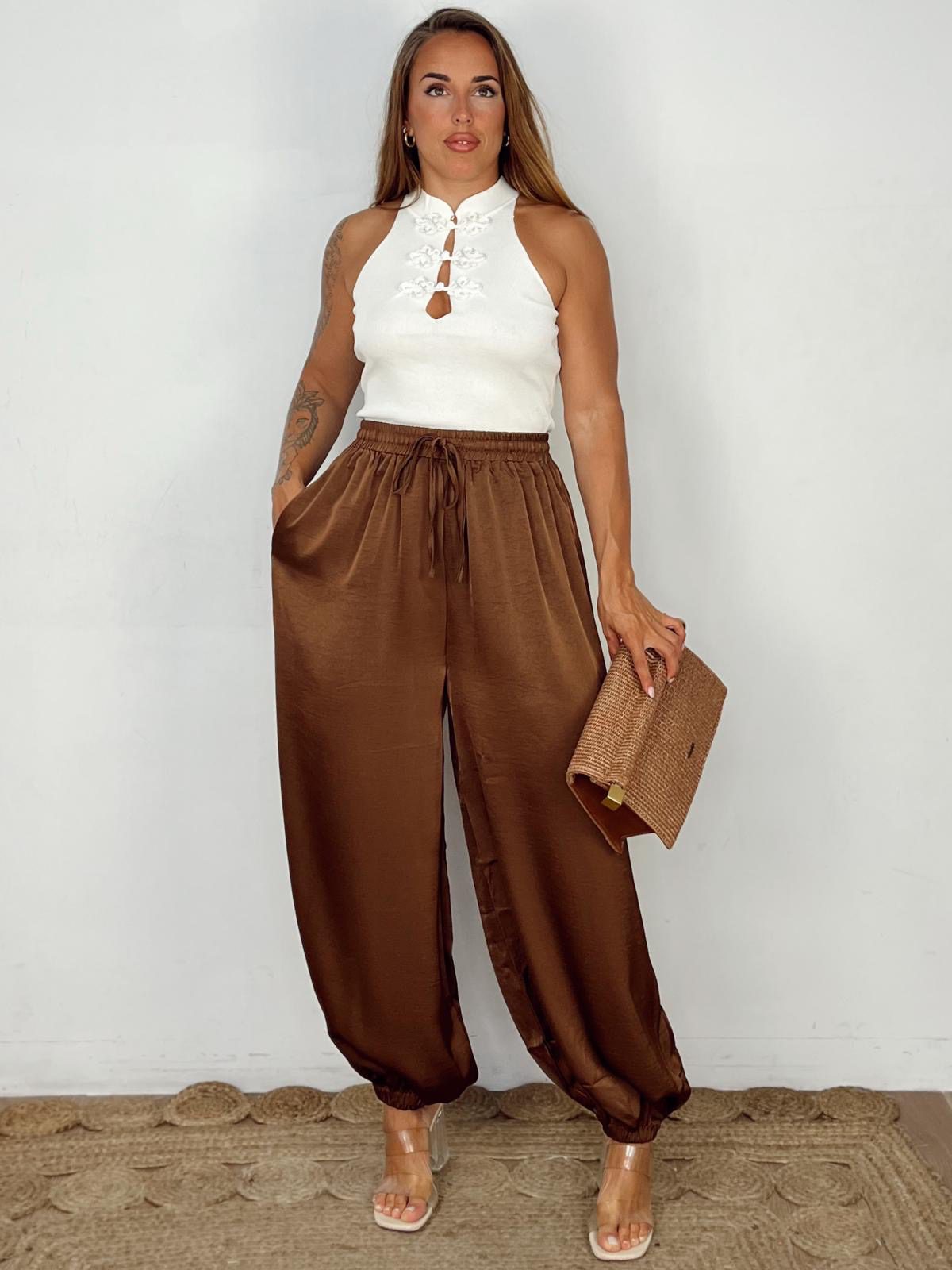 Pantalón Satinado