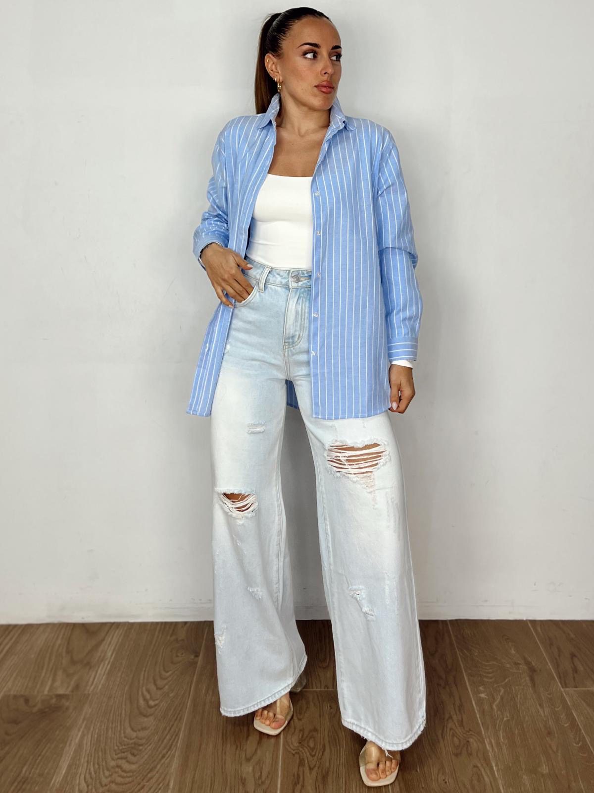 Camisa Marlene Celeste