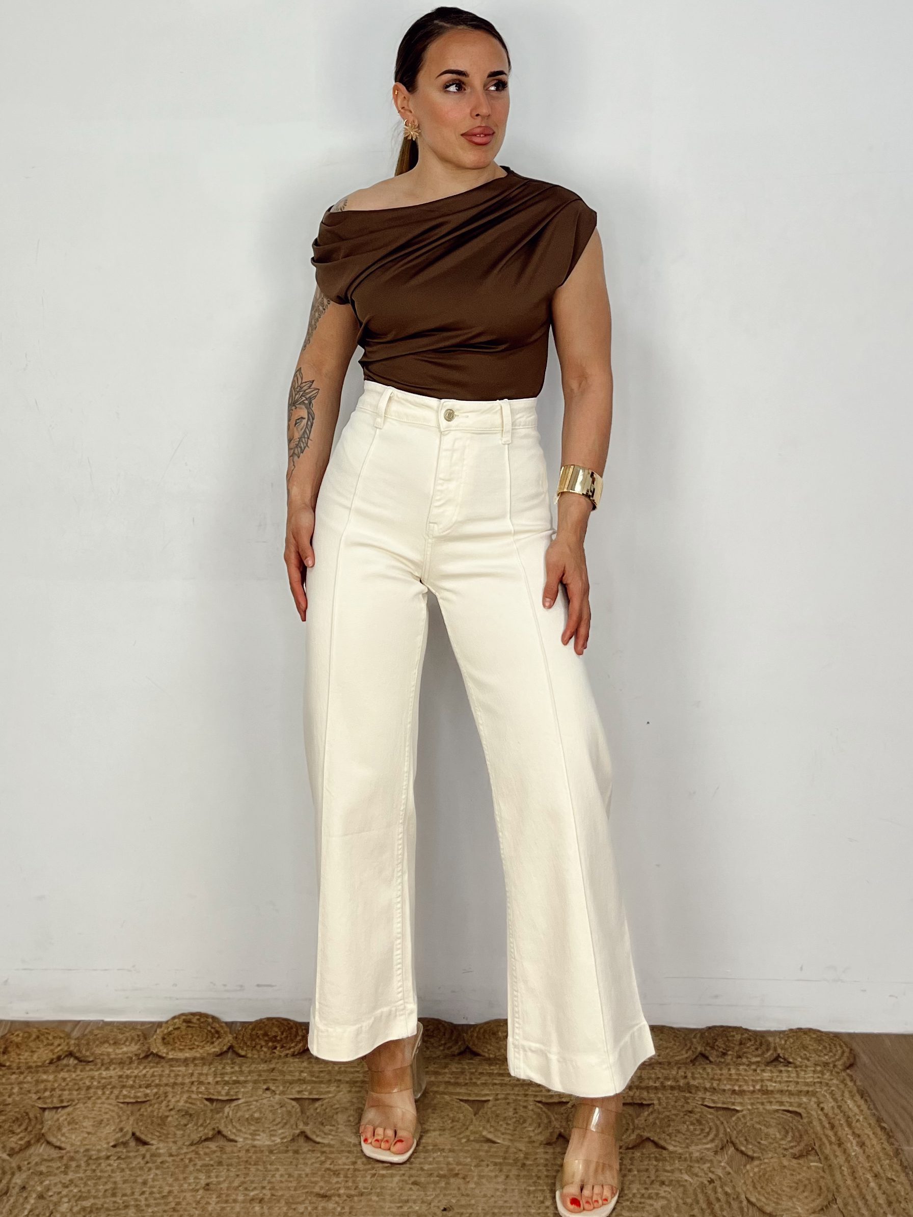 Pantalón Zara Beige