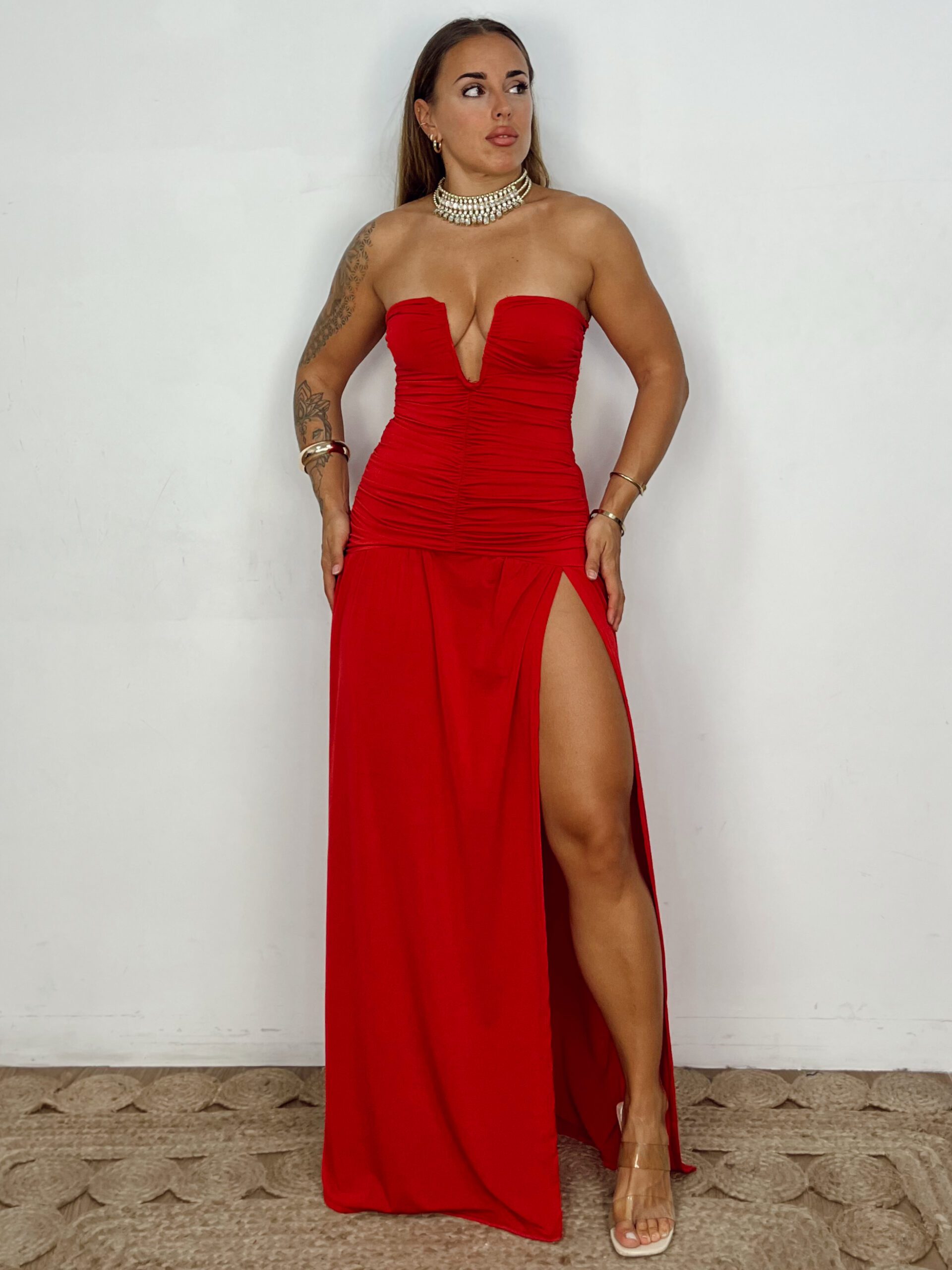 Vestido Cleo Rojo