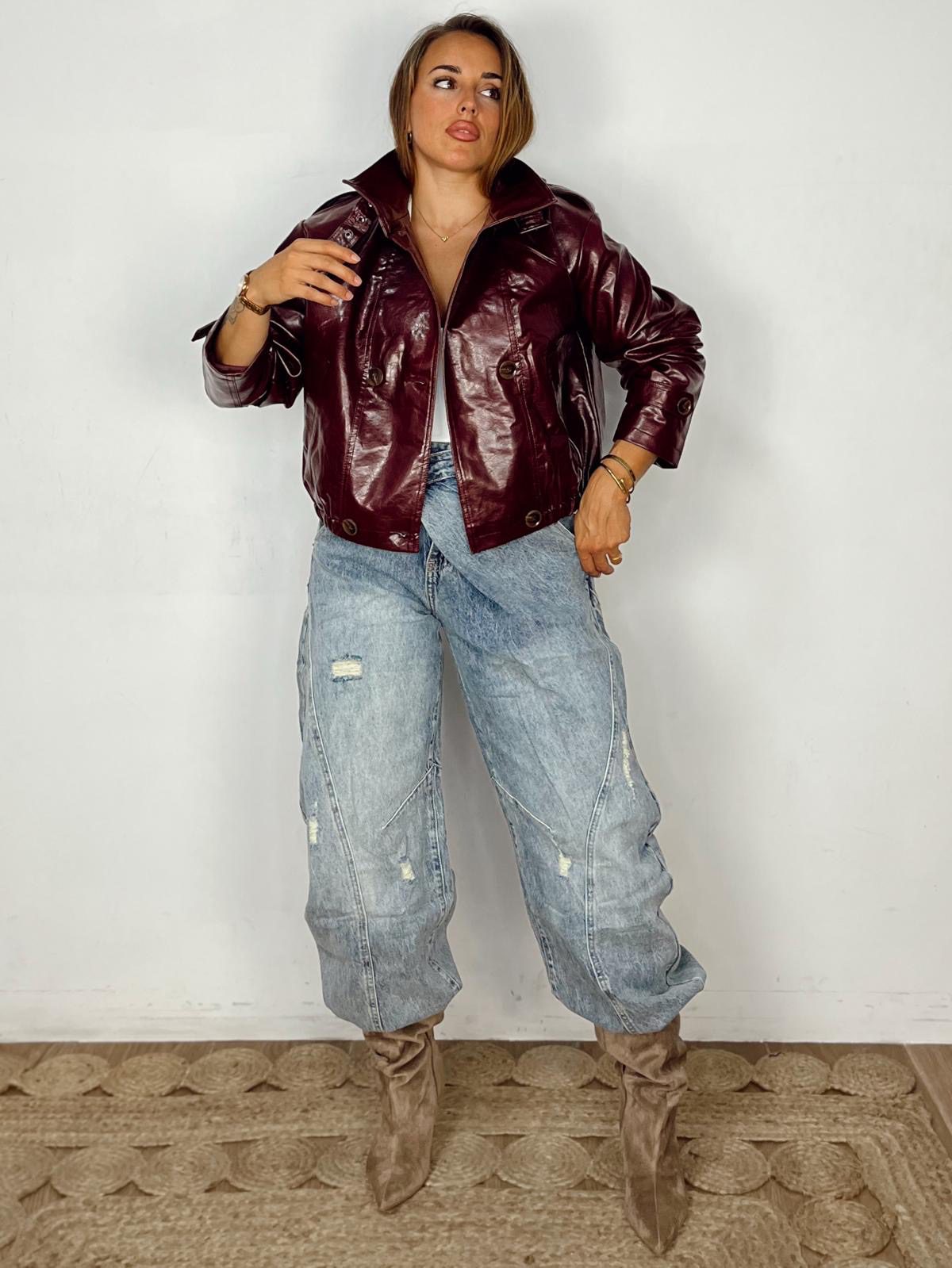 Chaqueta Bomber Rubí