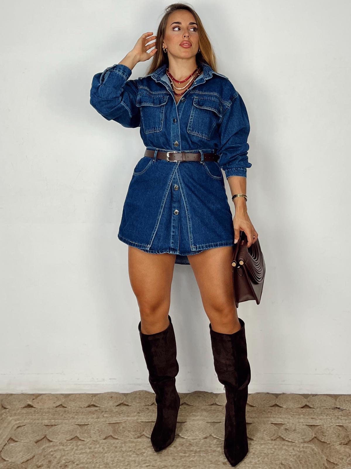 Vestido Briana Vaquero