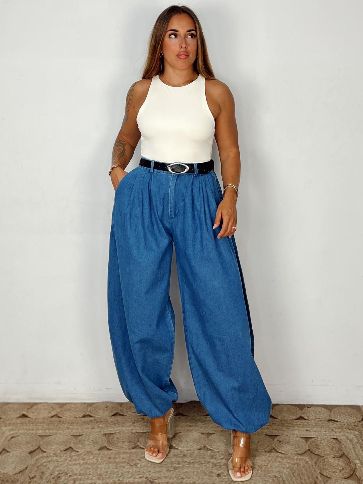 Pantalón Carolina Light/Blue